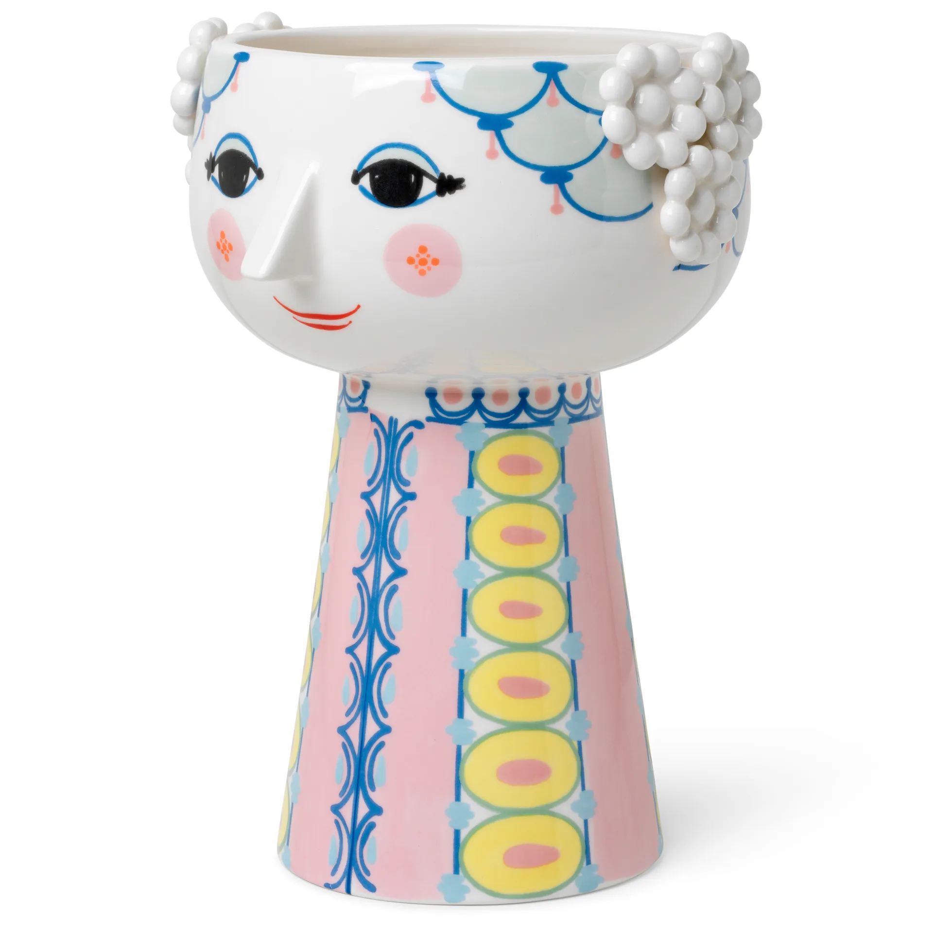 Eva vase 23 cm, Lyserød Bjørn Wiinblad