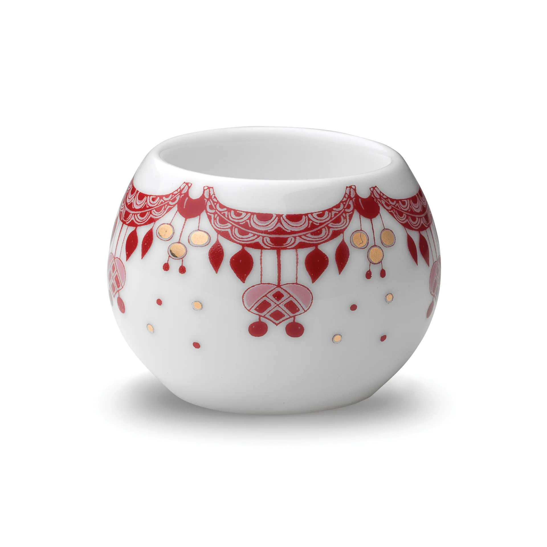 Guirlande fyrfadsstage 5 cm, Rød Bjørn Wiinblad