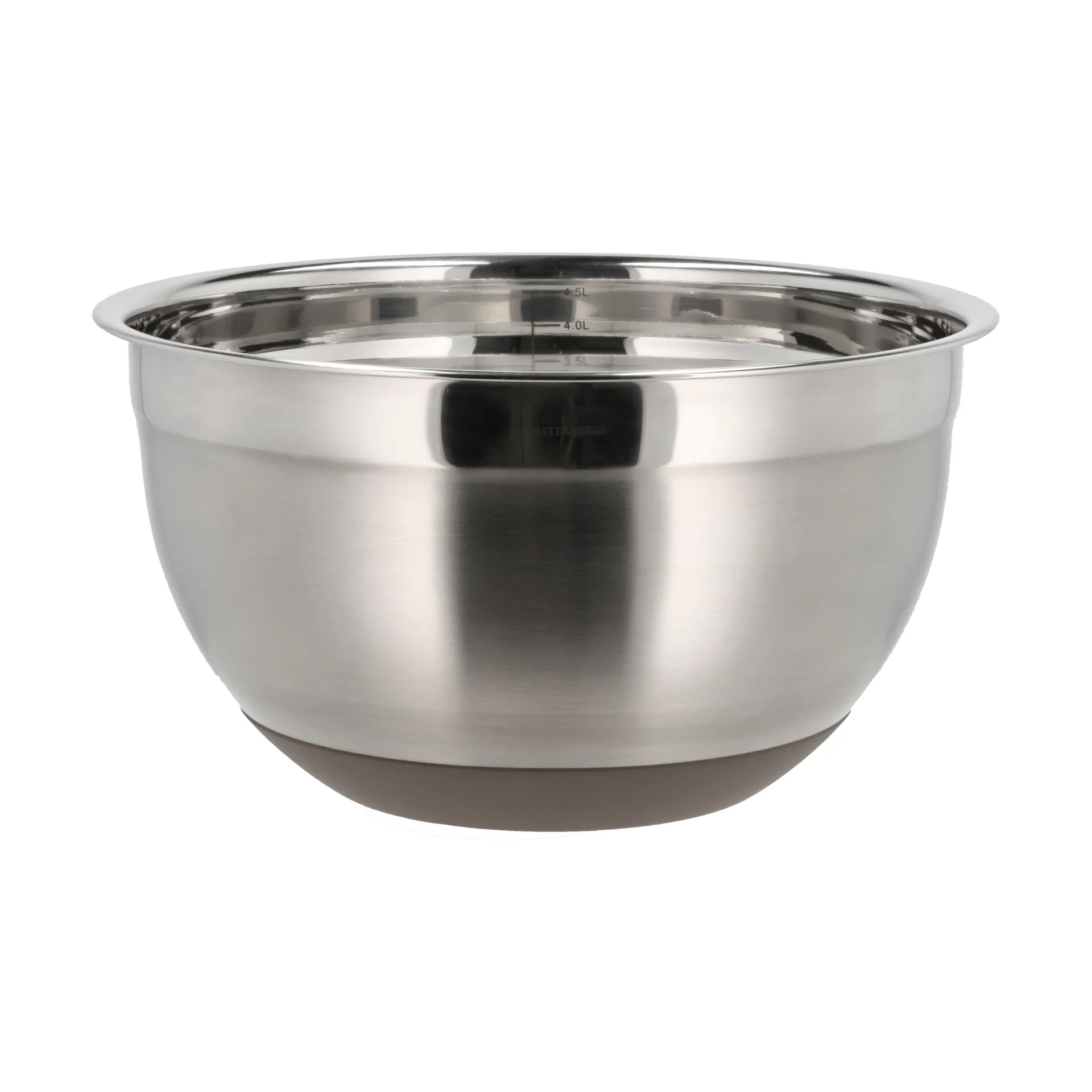 Blandingsskål med silikonebund latte, 5 liter Blomsterbergs