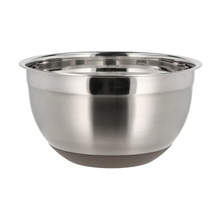 Blandingsskål med silikonebund latte - 5 liter - Blomsterbergs