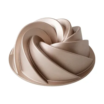 Blomsterbergs bundt-kageform swirl 24x9 cm - Rose gold - Blomsterbergs