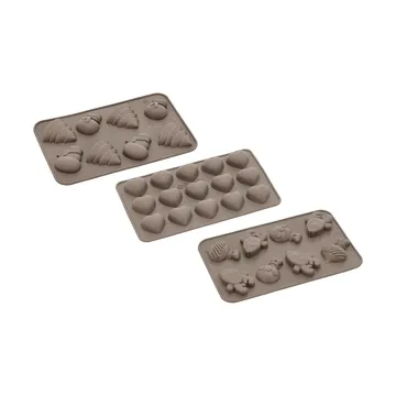 Blomsterbergs chokoladeform - Latte, 3 dele - Blomsterbergs