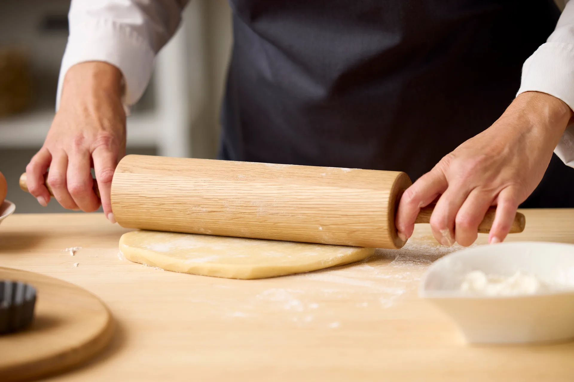 Blomsterbergs kagerulle med kuglelejer, Eg Blomsterbergs