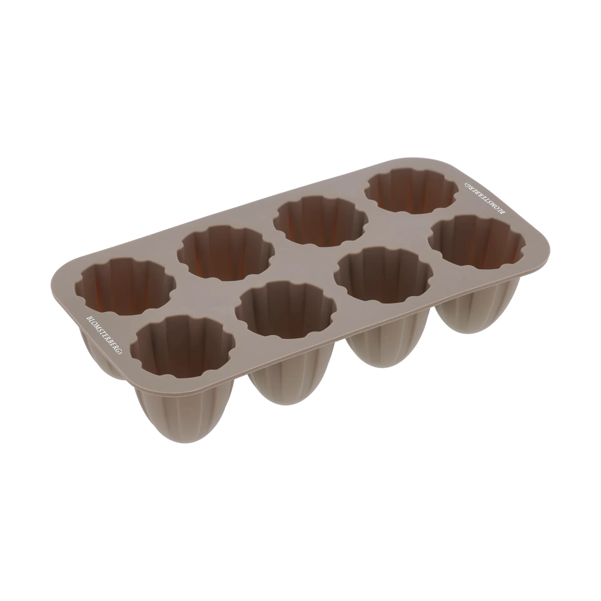 Blomsterbergs kuppel flødebolleform silikone, Latte Blomsterbergs