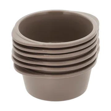 Blomsterbergs muffins-snegleform - Latte, 6-pak - Blomsterbergs
