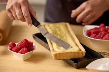 Blomsterbergs tærteform rektangulær 35x11x2,6 cm - Dark grey - Blomsterbergs