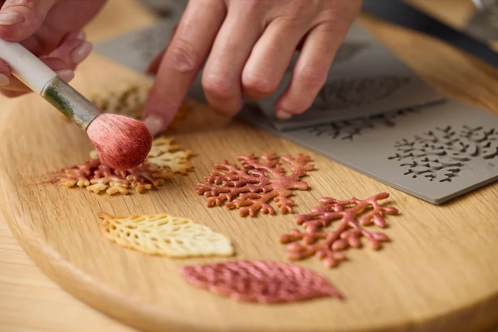 Blomsterbergs tuile silikone form blad, Latte Blomsterbergs