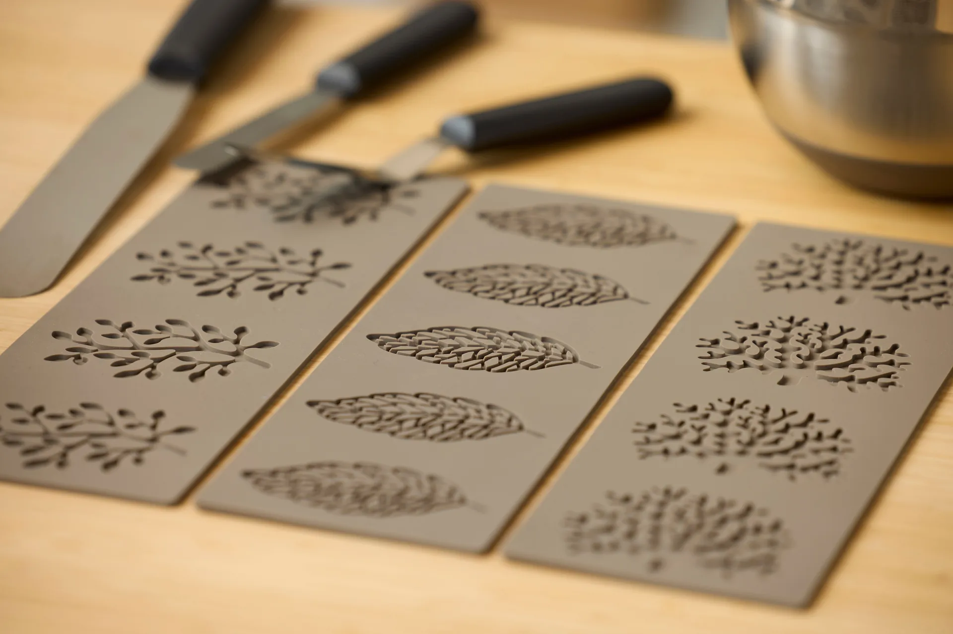 Blomsterbergs tuile silikone form gren, Latte Blomsterbergs