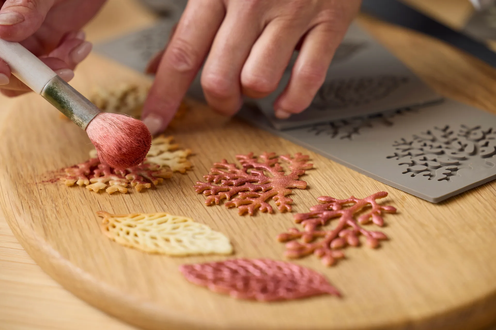 Blomsterbergs tuile silikone form træ, Latte Blomsterbergs