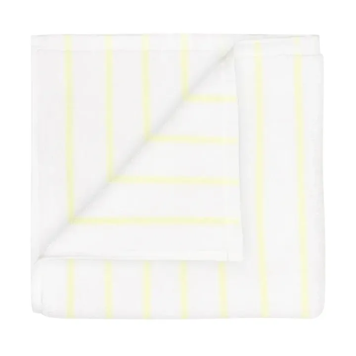 Arto håndklæde - 2-pak, Transparent yellow-white, 30x50 cm - blomus