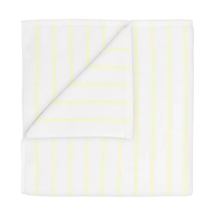 Arto håndklæde - Transparent yellow-white, 70x140 cm - blomus
