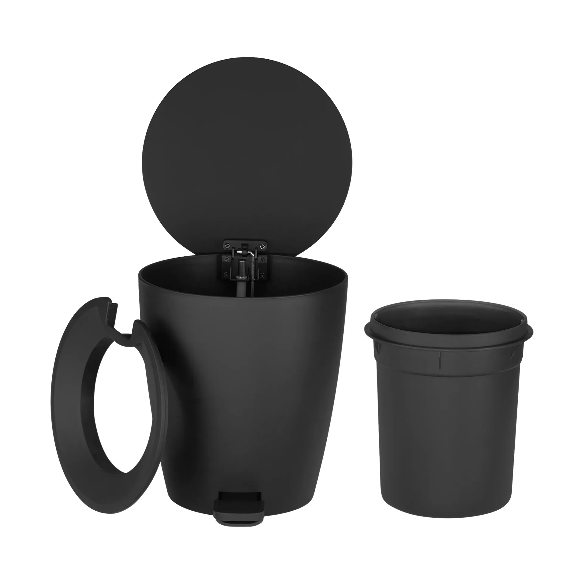 Ava pedalspand, Black, 3 L blomus
