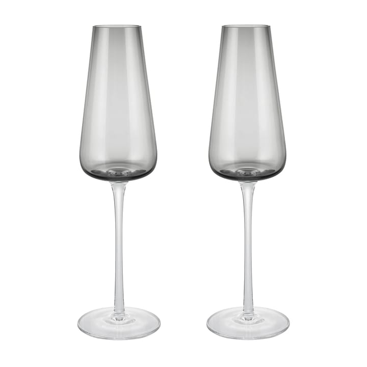 Belo champagneglas 20 cl 2-pak - Smoke - blomus