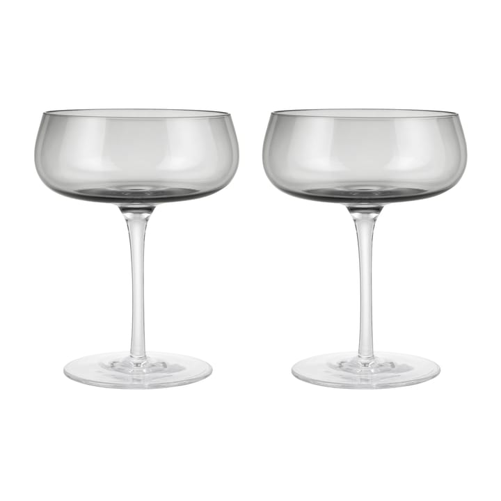 Belo champagneglas coupe 20 cl 2-pak - Smoke - Blomus