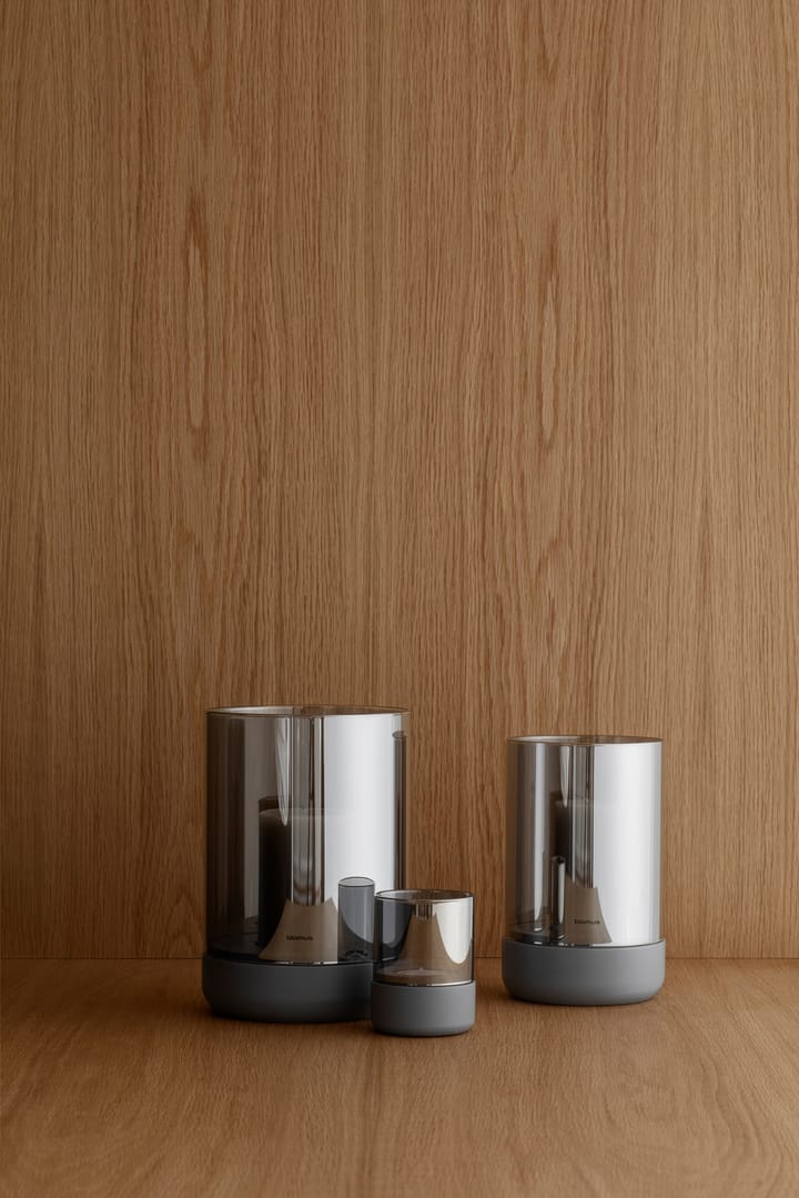 Calma stormlanterne Ø12 cm, Gray/Smoke Blomus