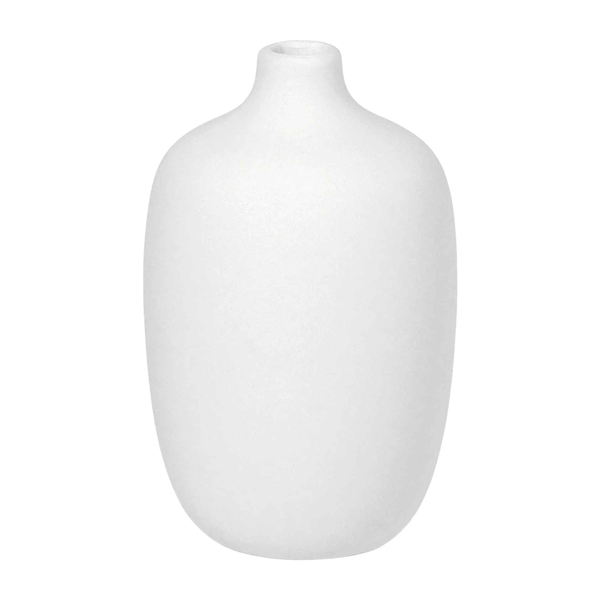Ceola vase 13 cm, Hvid blomus