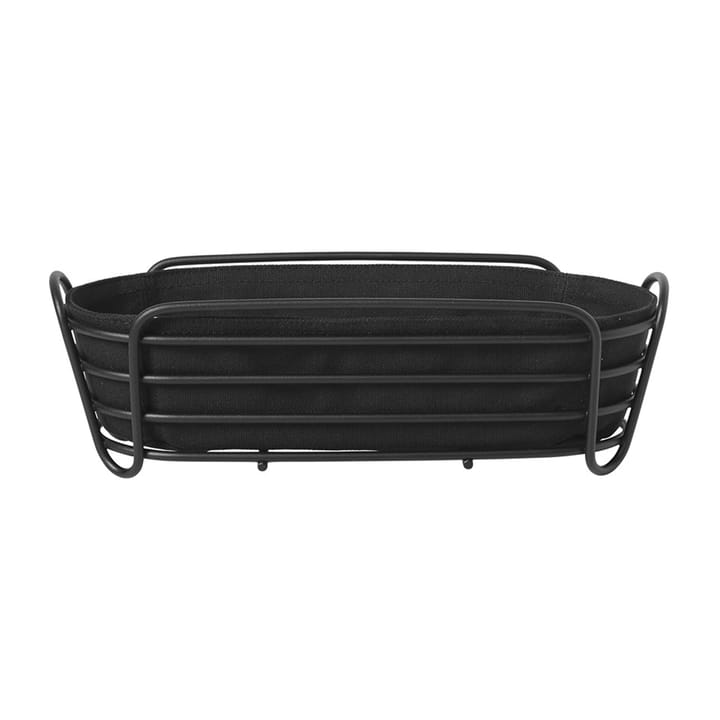 Delara brødkurv oval 32 cm - Sort - Blomus