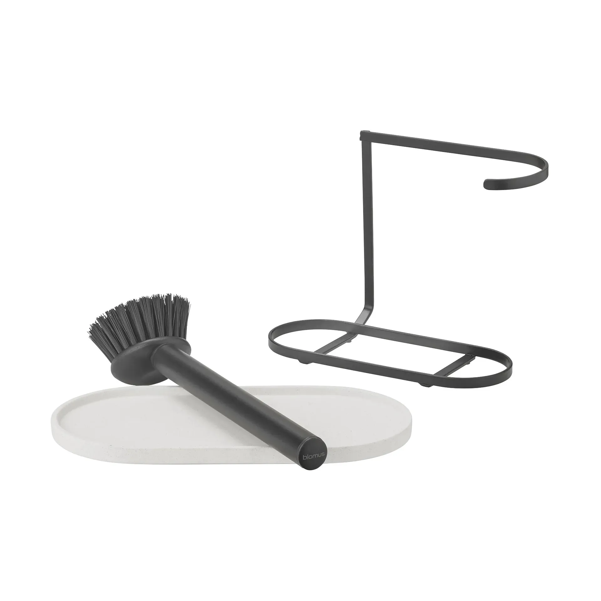 Dhuva opvaskebørste- og sæbeholder, Lily White blomus