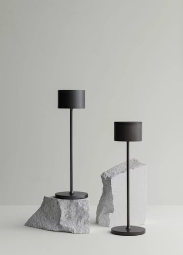 Farol mobil LED-lampe 33 cm - Burned Metal - blomus