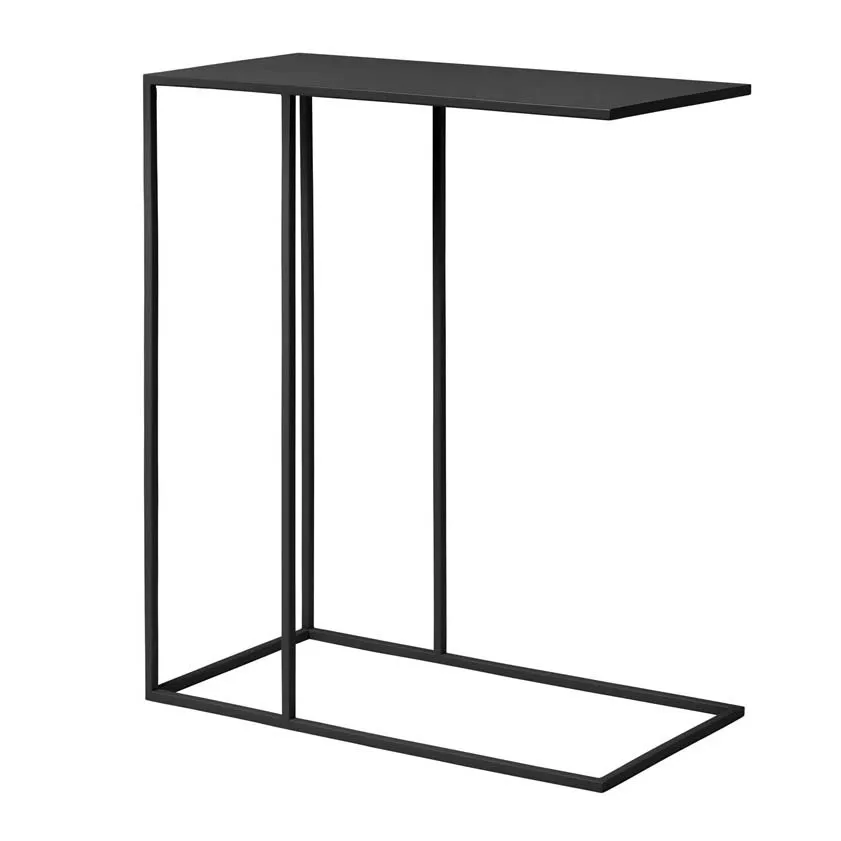 Fera sidebord 50x58 cm, Sort blomus