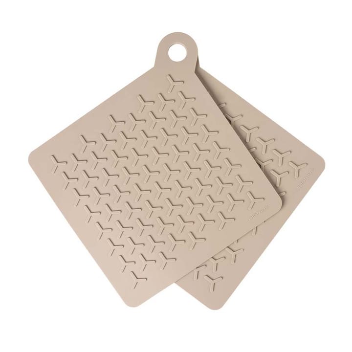 Flip grydelapper 2-pak - Nomad (beige) - Blomus