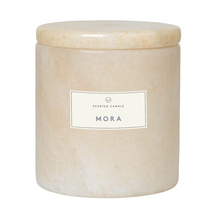 Frable duftlys marmor Ø10 cm - Moonbeam/Mora - Blomus