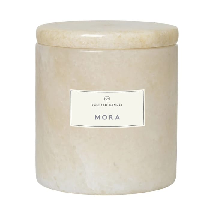 Frable duftlys marmor Ø7 cm - Moonbeam/Mora - Blomus