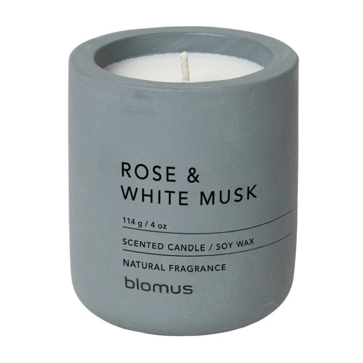 Fraga duftlys 24 timer - Rose & White Musk/Flintstone - Blomus