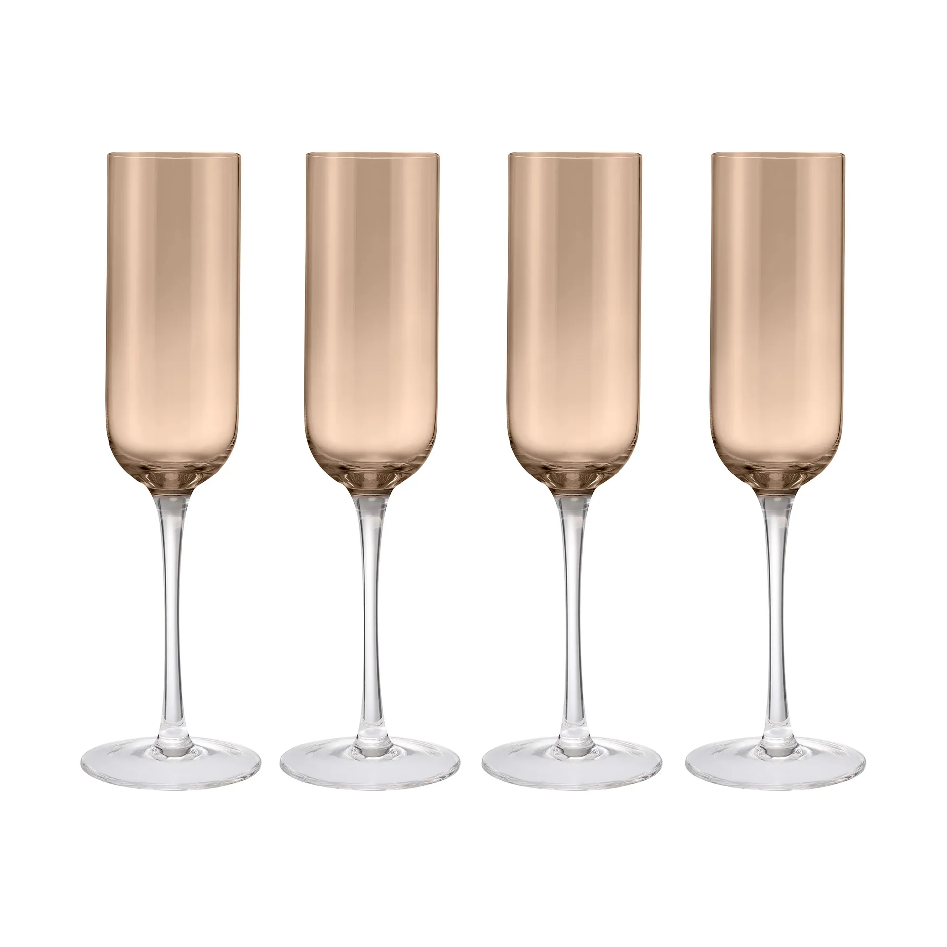 Fuumi champagneglas 22 cl 4-pak, Coffee-klar blomus