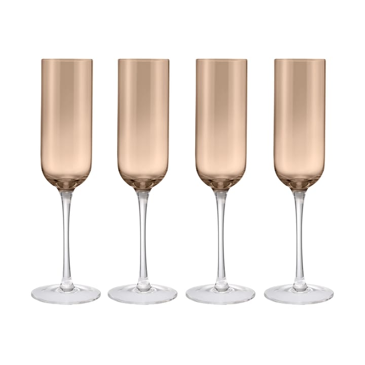 Fuumi champagneglas 22 cl 4-pak - Coffee-klar - Blomus