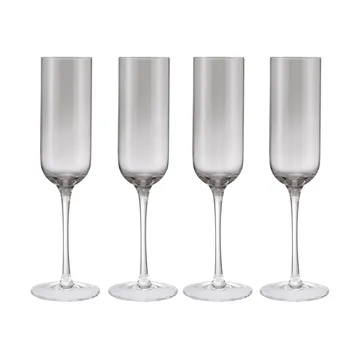 Fuumi champagneglas 22 cl 4-pak - Smoke-klar - blomus