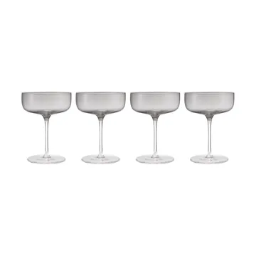 Fuumi champagneglas Coupe 28 cl 4-pak - Smoke-klar - blomus