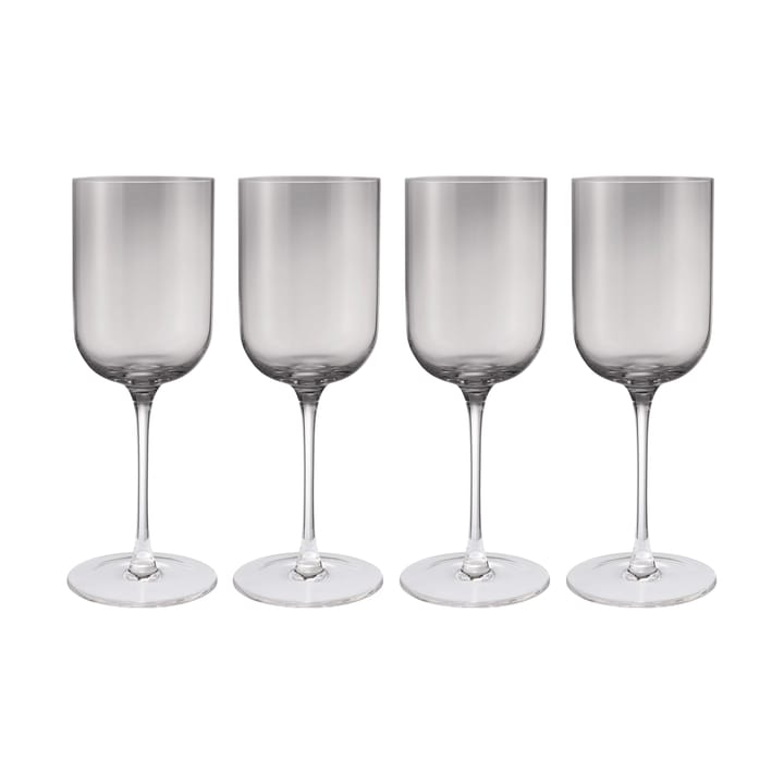 Fuumi rødvinsglas 40 cl 4-pak - Smoke-klar - Blomus