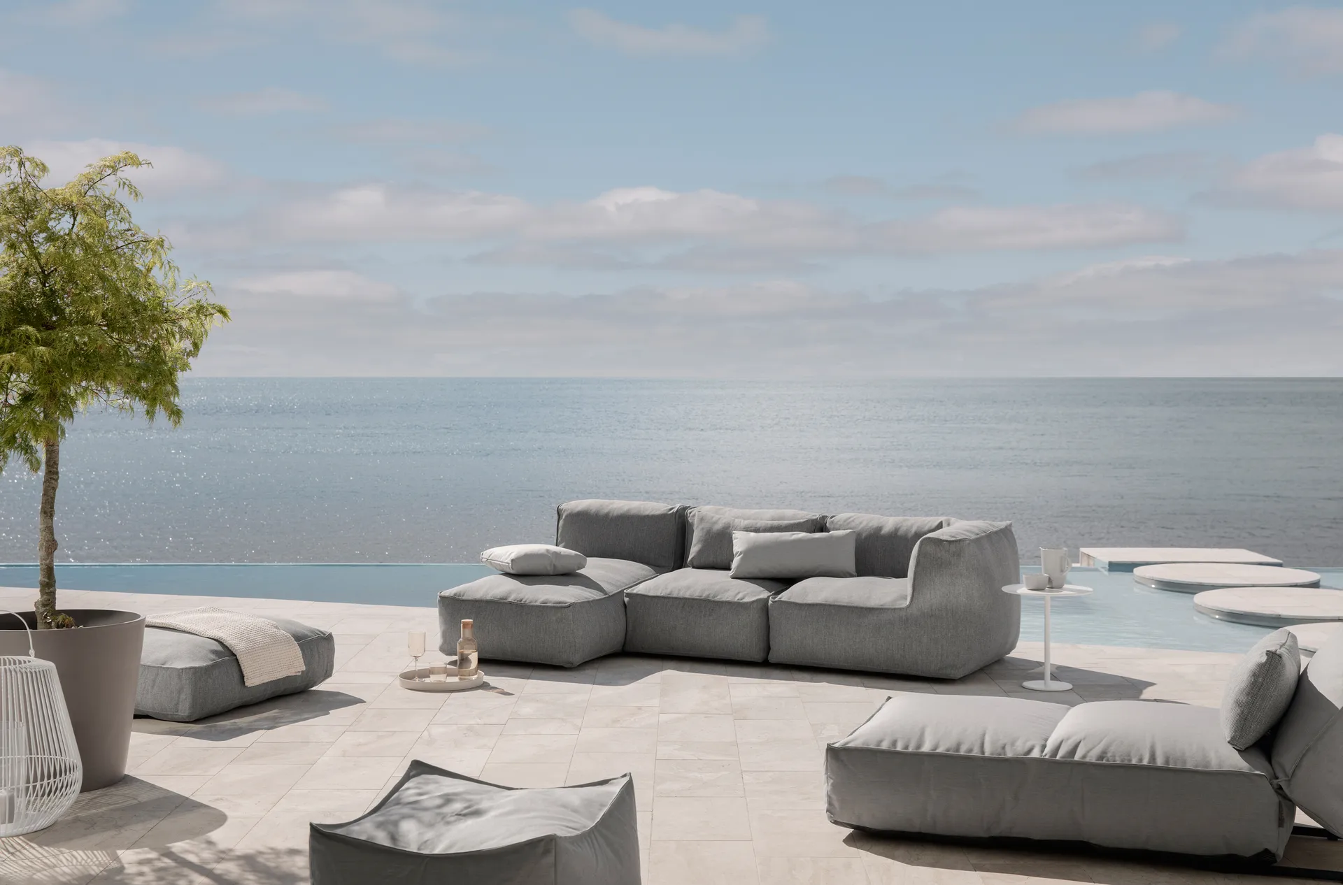 Grow modulsofa kombination D blomus