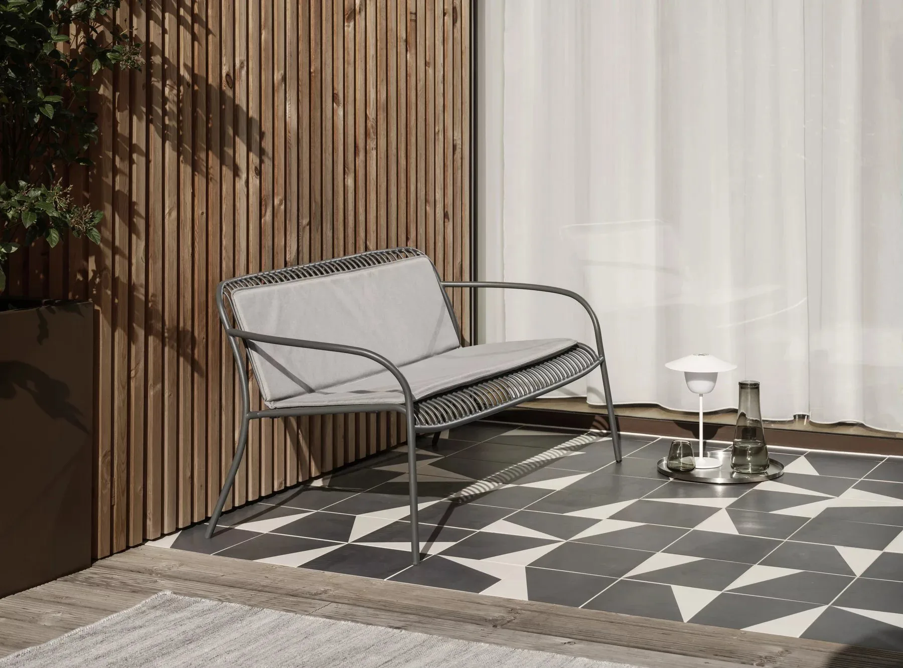 Hynde til YUA Lounge sofa, Melange grey blomus