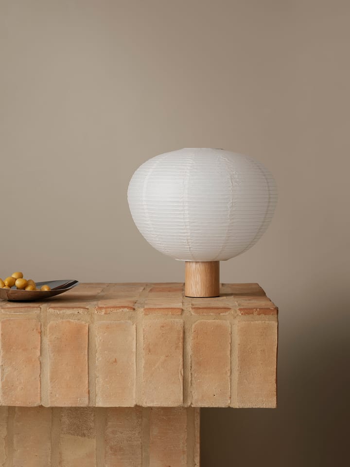 Kami bordlampe 46 cm, Eg blomus