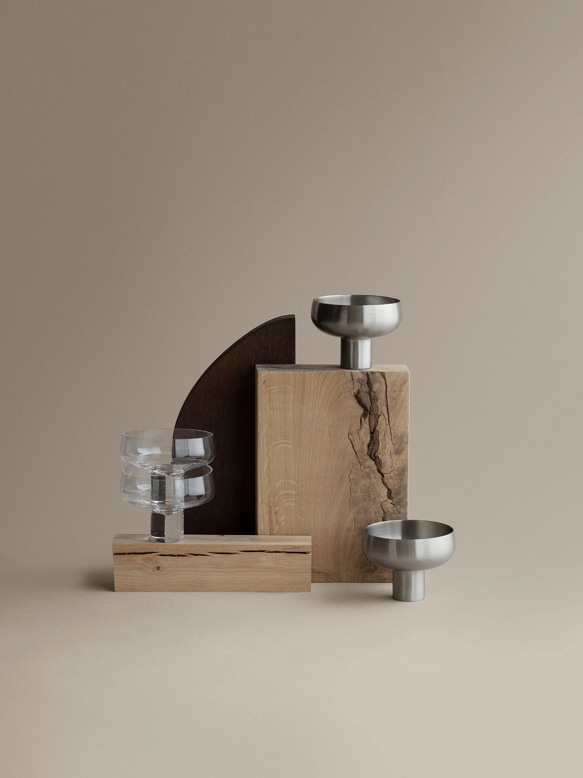 Koyoi champagneglas Coupe 9 cl, Rustfrit stål blomus