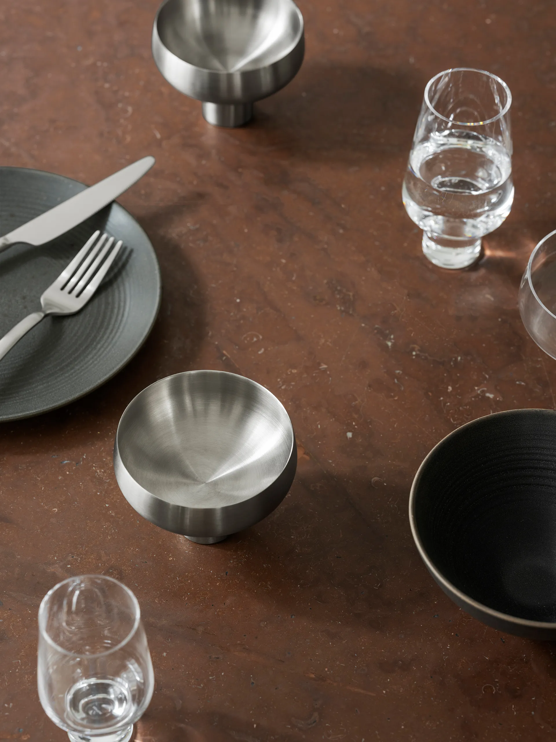 Koyoi champagneglas Coupe 9 cl, Rustfrit stål blomus