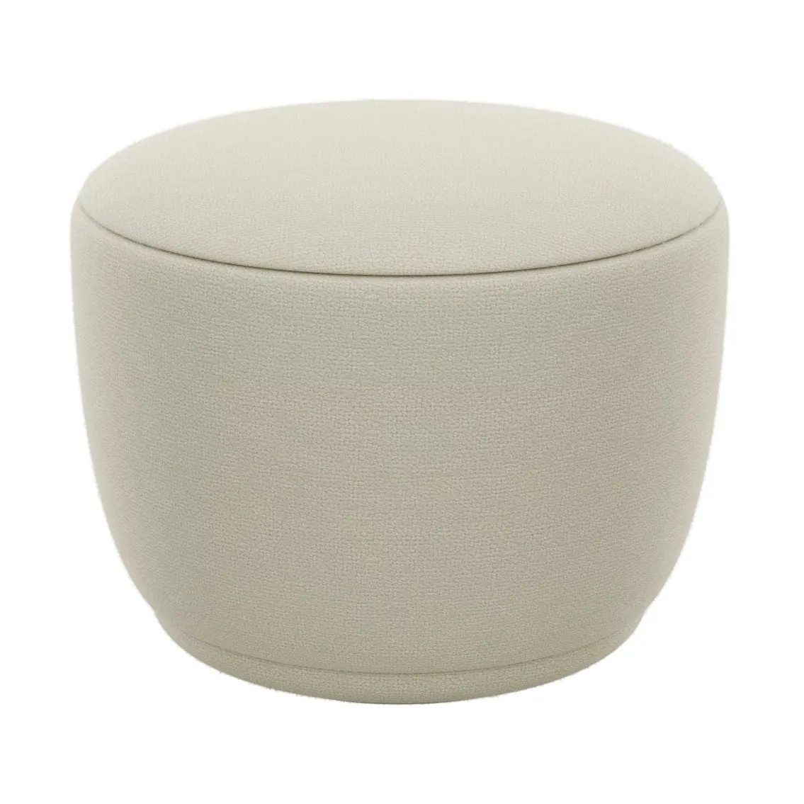 Kuon puf Ø48x45 cm, Boucla beige blomus