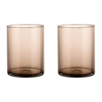Mera tumblerglas 22 cl 2-pak - Coffee - blomus
