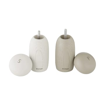 Moli Salt- og peberkværnsæt 13 cm - Moonbeam - blomus