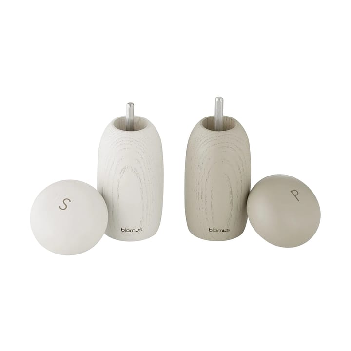 Moli Salt- og peberkværnsæt 13 cm, Moonbeam blomus