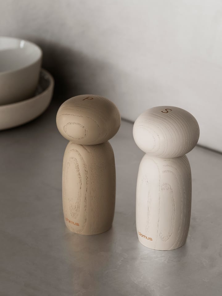 Moli Salt- og peberkværnsæt 13 cm, Moonbeam blomus