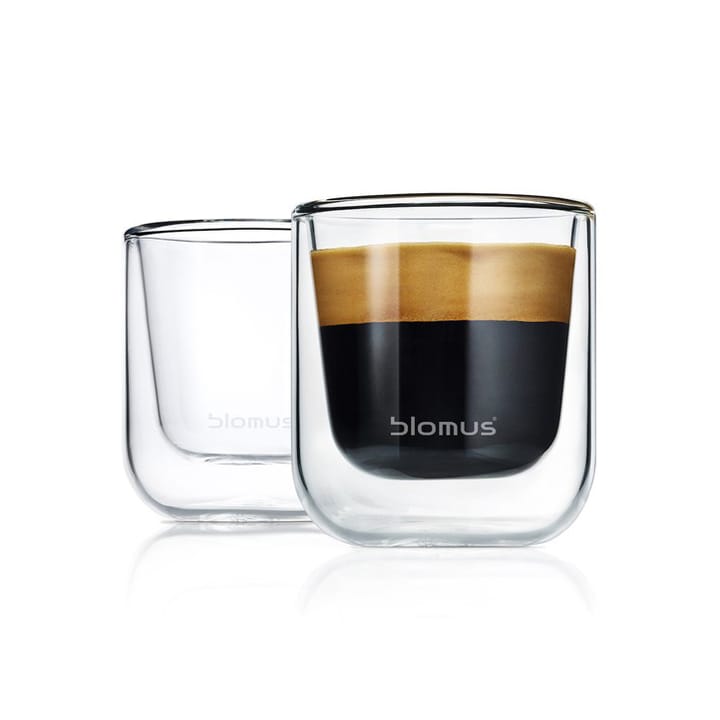 Nero isolerende espressoglas 2-pakke - Klar - blomus