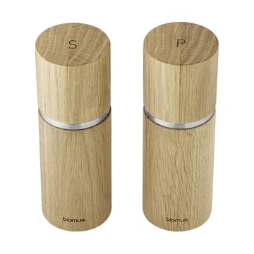 Pepe Salt- og peberkværnsæt 15 cm - Eg - blomus