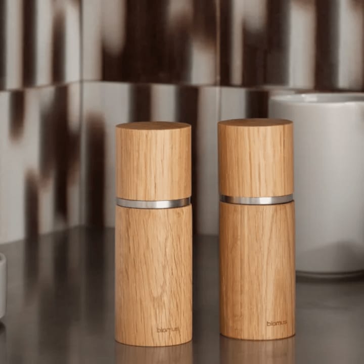Pepe Salt- og peberkværnsæt 15 cm, Eg blomus
