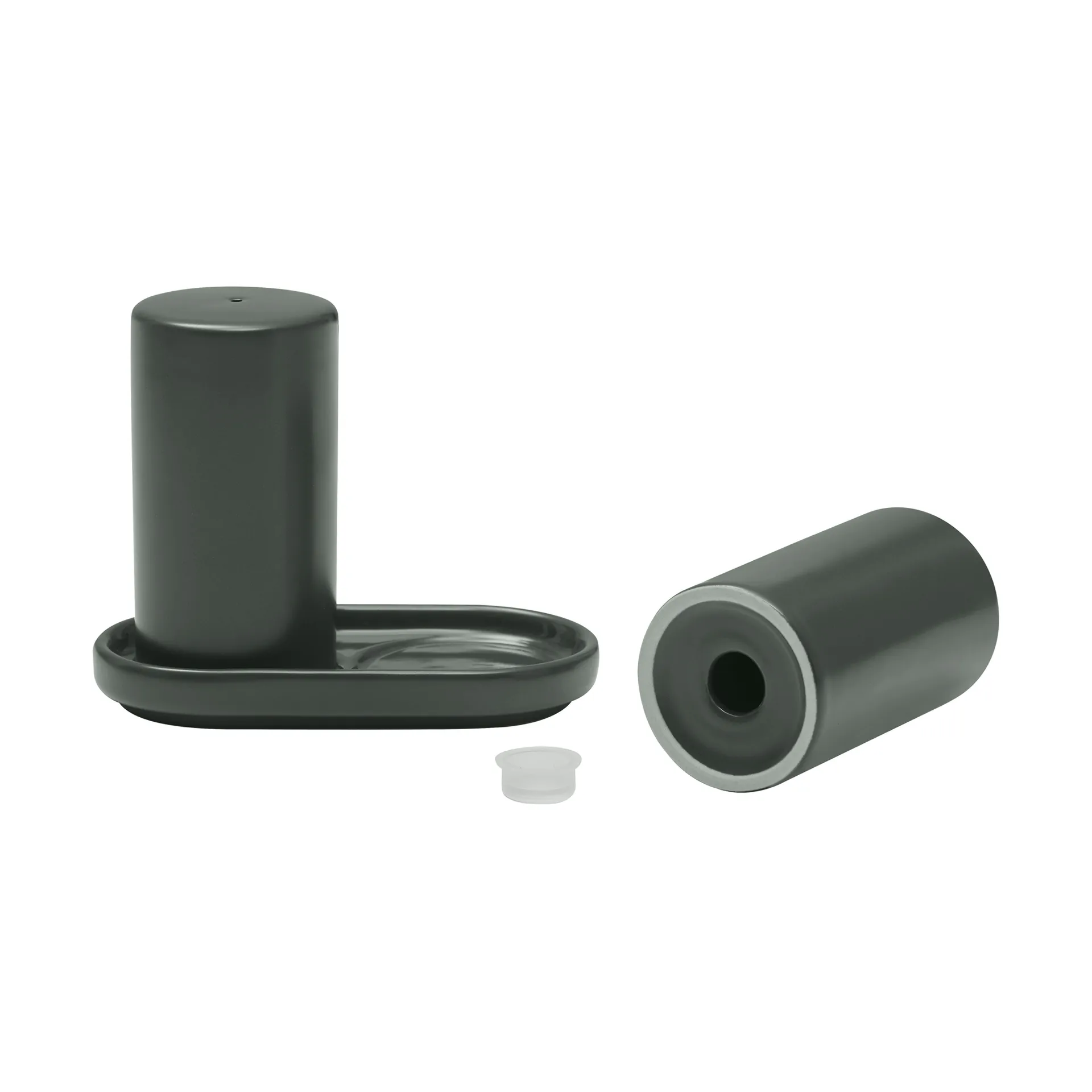 Pilar salt- og pebersæt 2 dele, Agave Green, Ø4,5×11,5 cm blomus