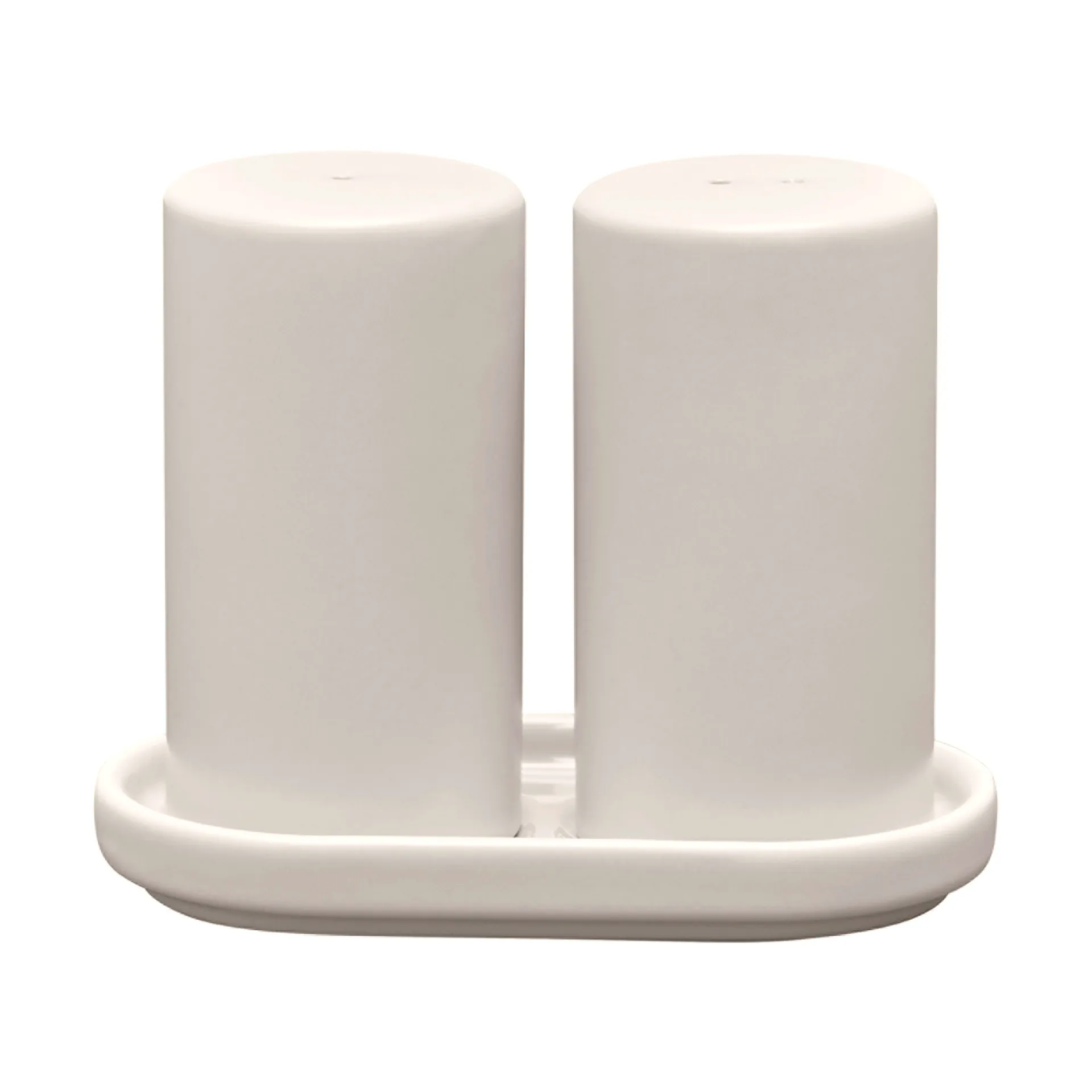 Pilar salt- og pebersæt 2 dele, Moonbeam, Ø4,5x11,5 cm blomus