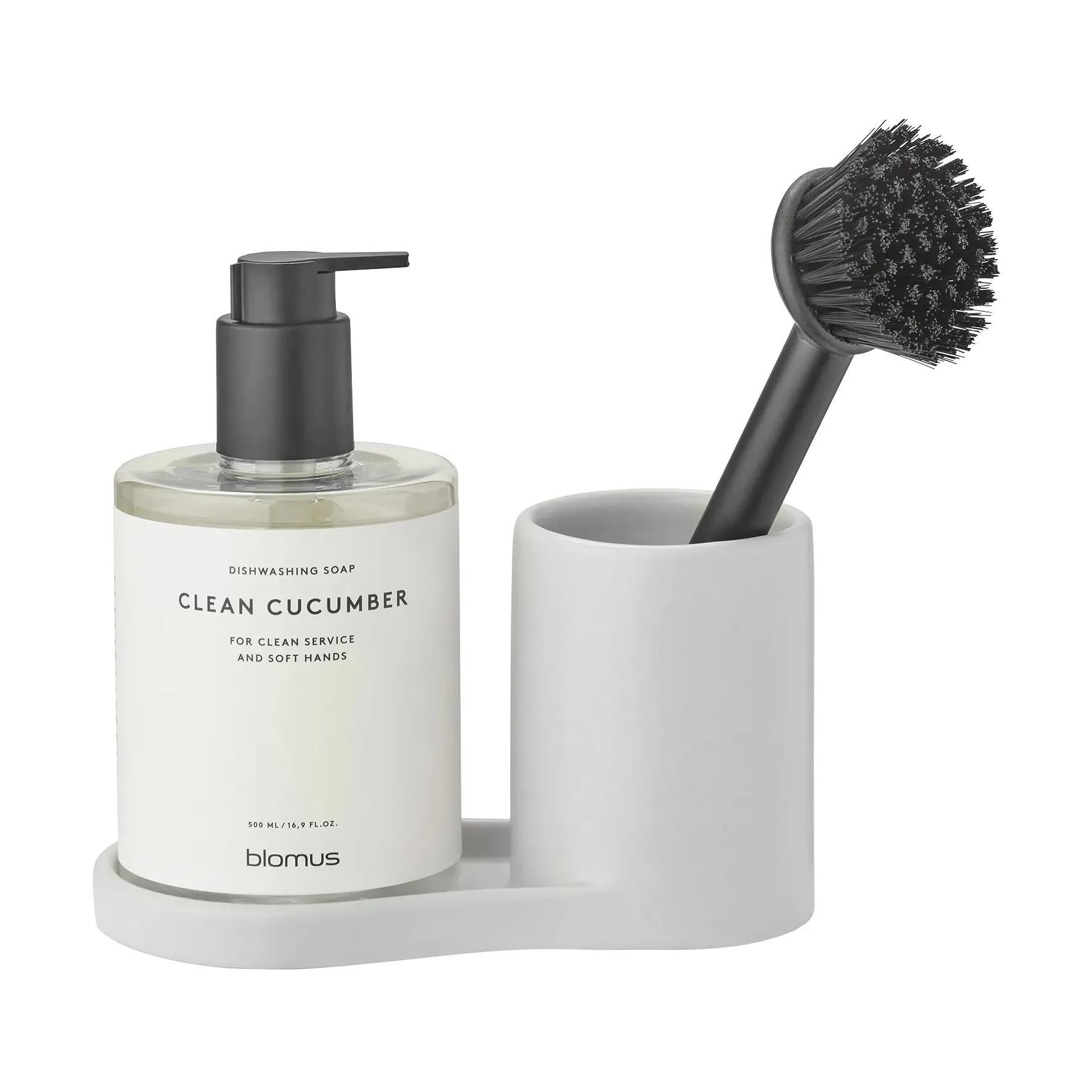 Piro opvaskebørste- og sæbeholder, Satellite blomus