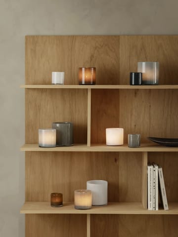 SAGA fyrfadsstage L Ø15 cm - White - Blomus